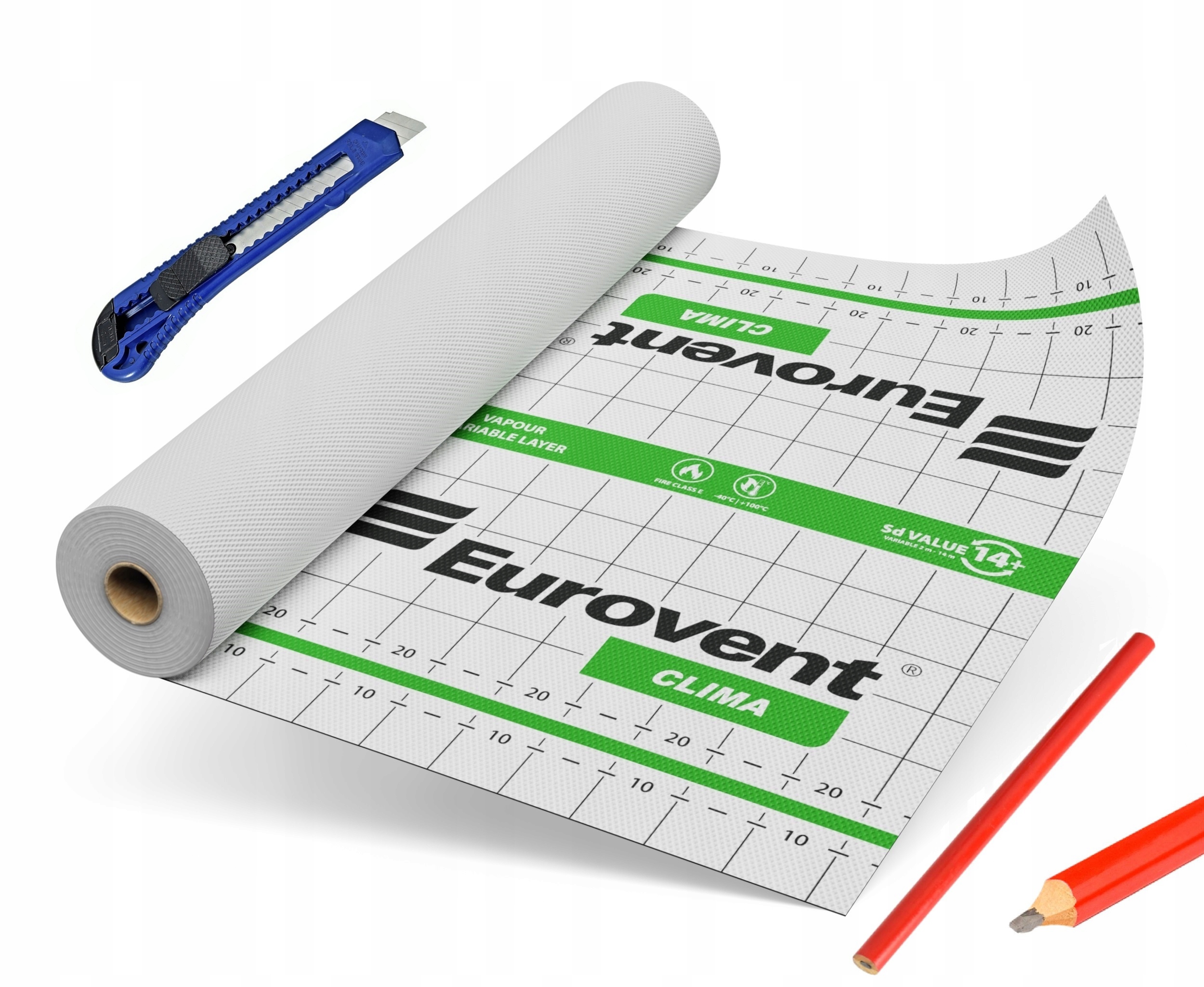 Parotesná fólia Eurovent 50 x 1,5 x 1 mm 85 g/m²